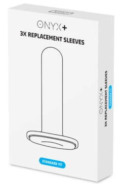 Kiiroo - Onyx + Replacement Sleeve 3 Pack Standard Fit -Sensueel Winkel E32851 b