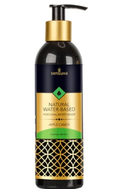 Sensuva - Natural Waterbasis Glijmiddel Suikerappel 240 Ml