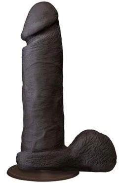 Realistische Dildo Met Vac-u--lock 15 cm Zwart