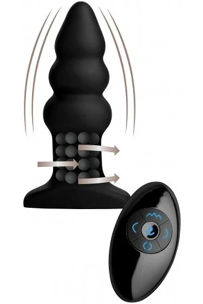 Model I - Rippled Rimming Plug Met Afstandsbediening 3 Model I - Rippled Rimming Plug Met Afstandsbediening