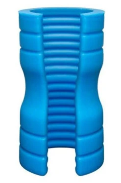 Optimale Truskyn Silicone Stroker Ribbed Blue